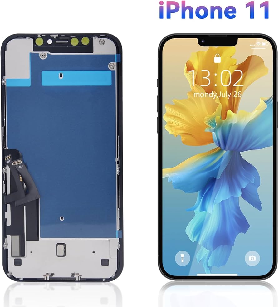 Amazon.co.jp: iPhone 11 液晶パネル 6.1inch 画面交換 Black フロント